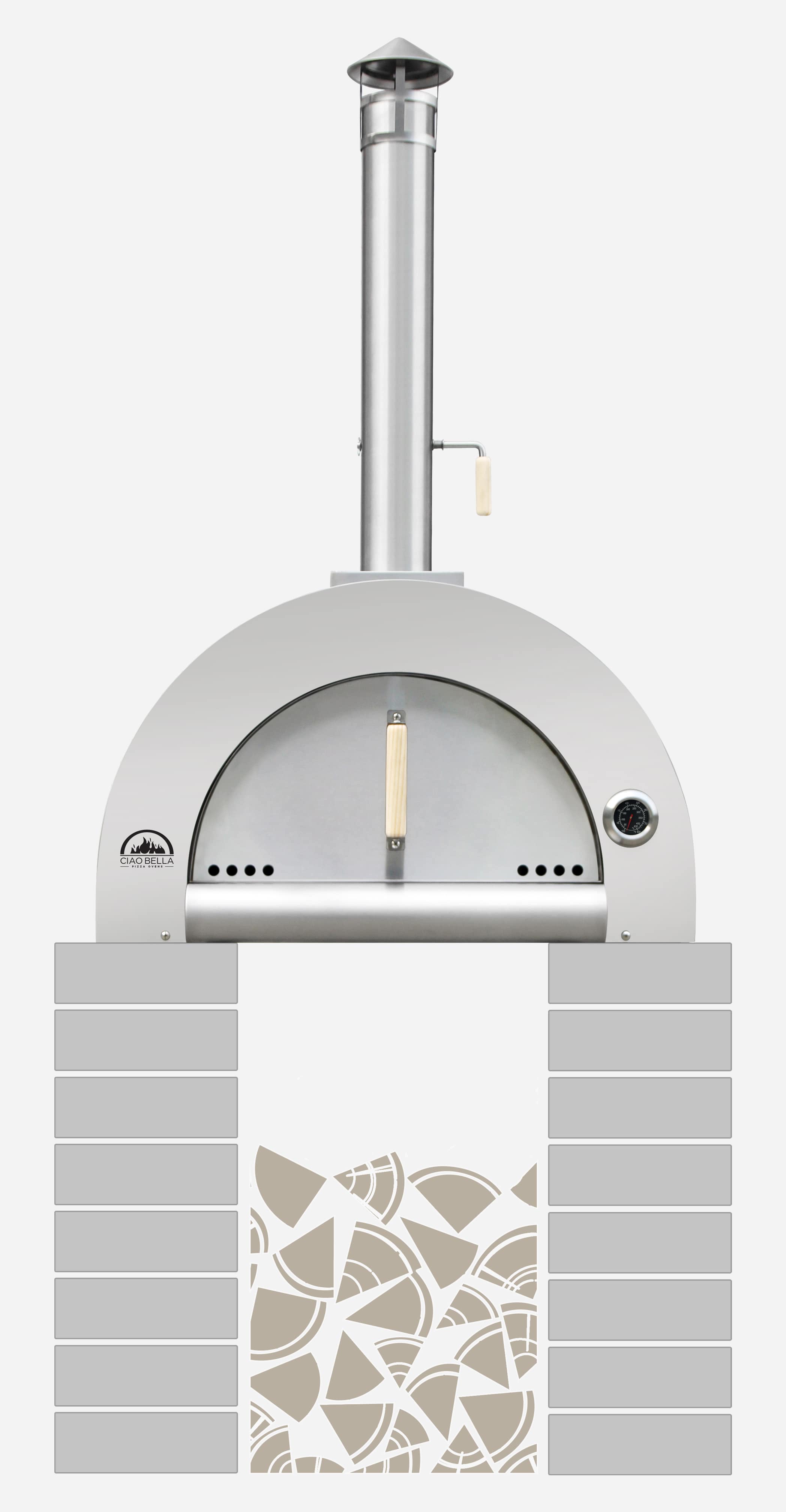 Stainless Steel Counter Top Outdoor Pizza Oven Ciao Bella Pizza Ovens