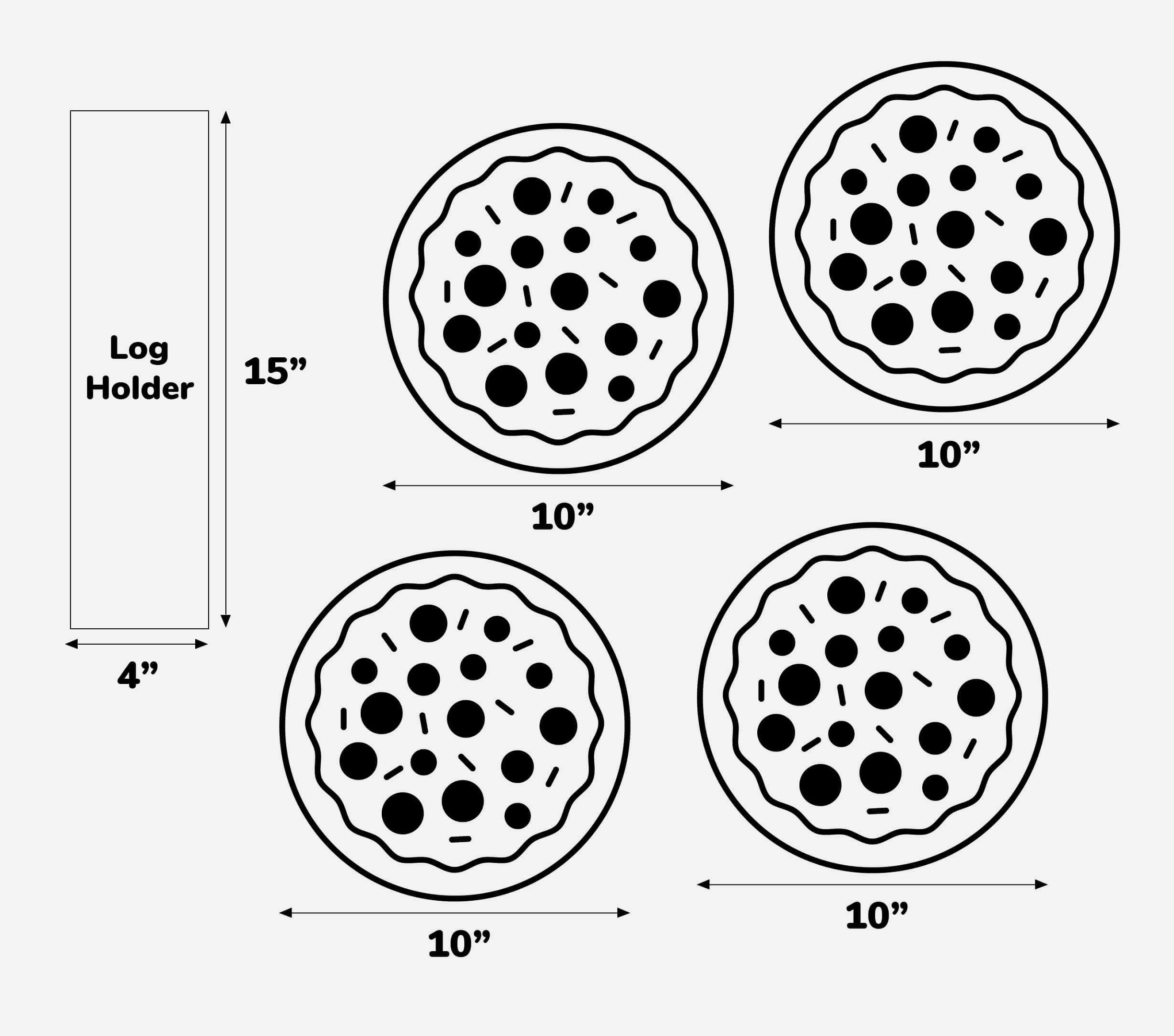 QUATTRO WOOD FIRED PIZZA OVEN BLACK Ciao Bella Pizza Ovens Vaughan