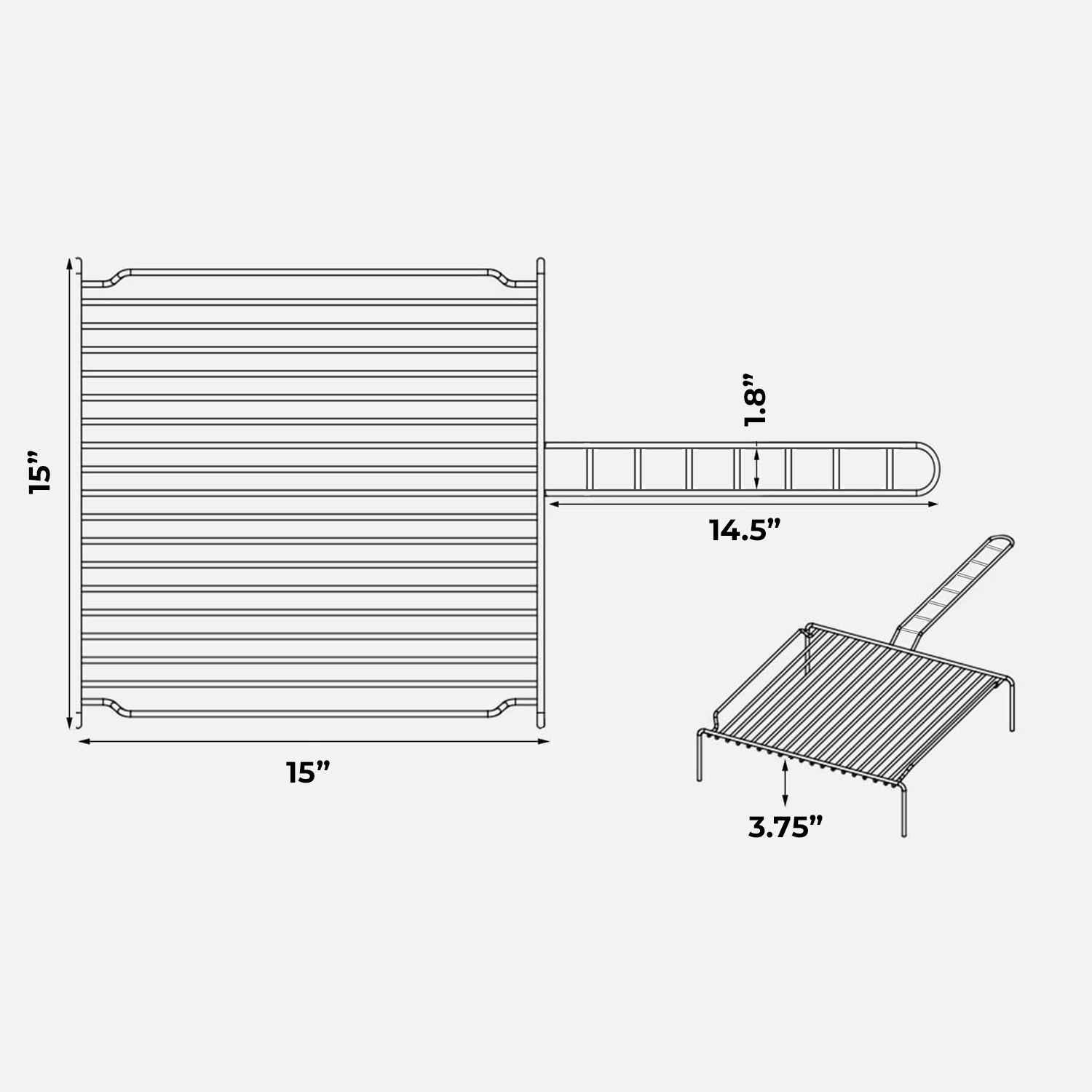 Tuscan Grille, Stainless Steel Tuscan Grill