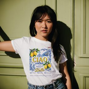 Ciao Bella From Amalfi Coast T-Shirt White