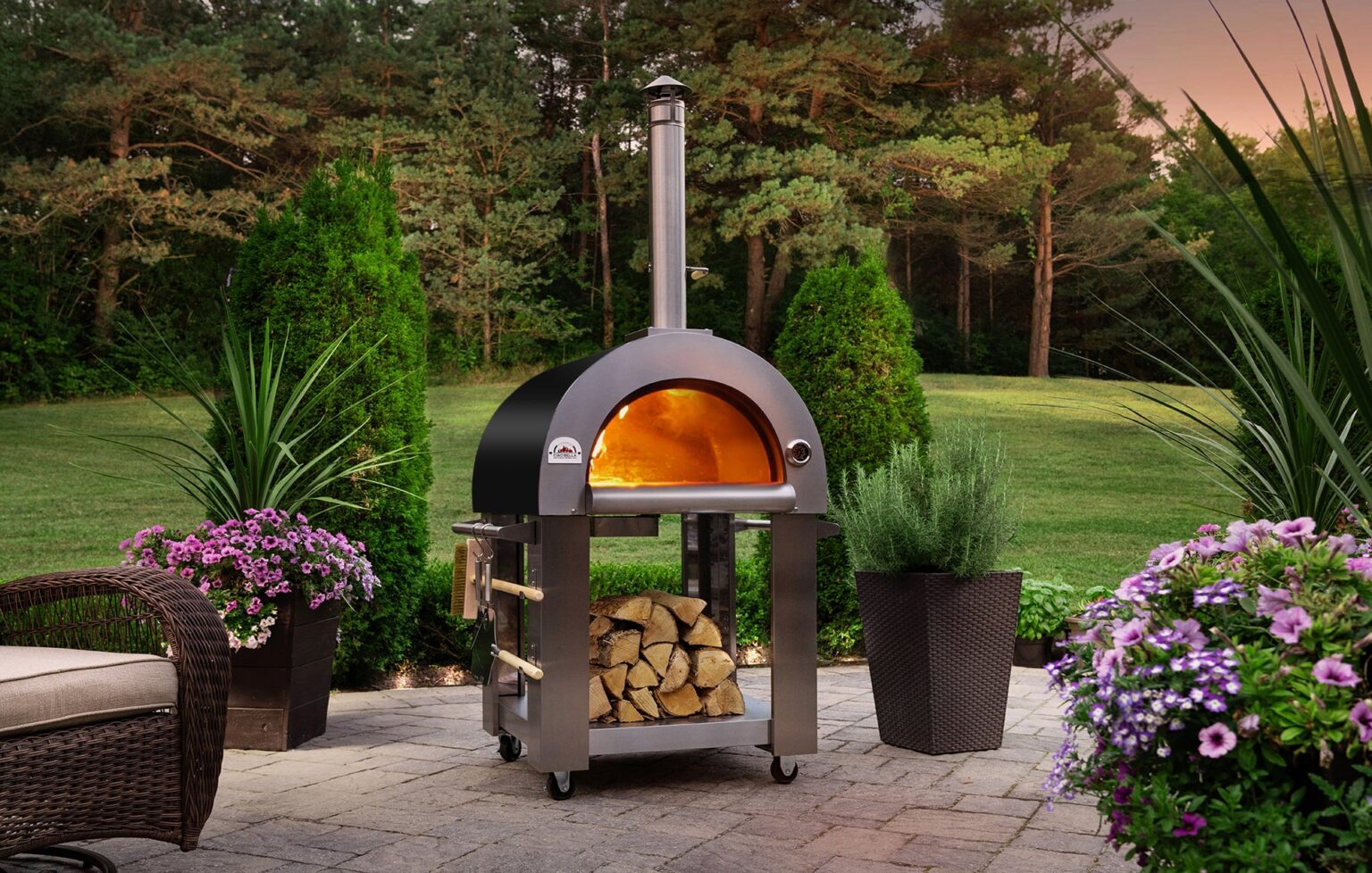 Primo With Stand Ciao Bella Outdoor Pizza Ovens Vaughan Toronto