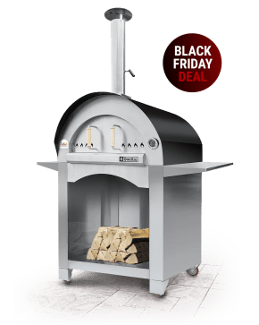 Quattro With Stand Wood Burning