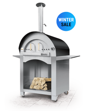 Quattro With Stand Wood Burning