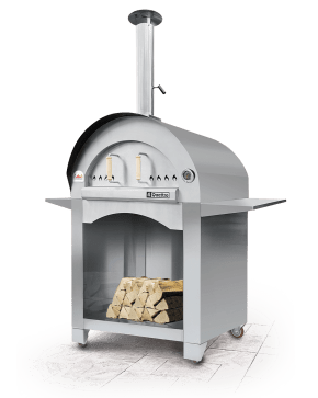 Quattro With Stand Wood Burning