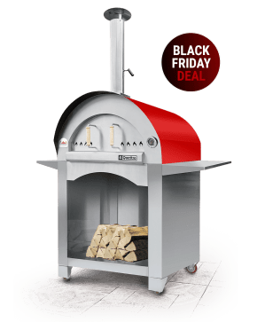 Quattro With Stand Wood Burning