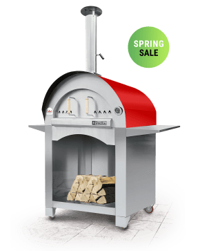 Quattro With Stand Wood Burning