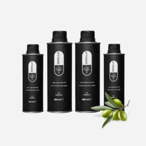 Zerillo Premium Extra Virgin Olive Oil Box – Mix Pack of 4
